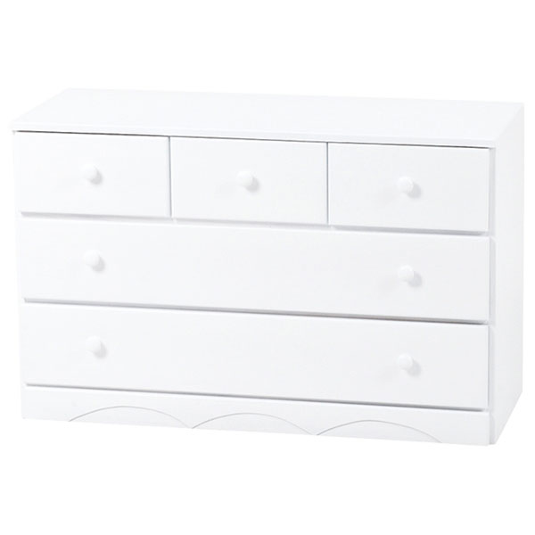 チェスト 【MCH-6891WH】タンス 箪笥 衣類 洋服 収納 白 おしゃれ シンプル ナチュラル 姫系