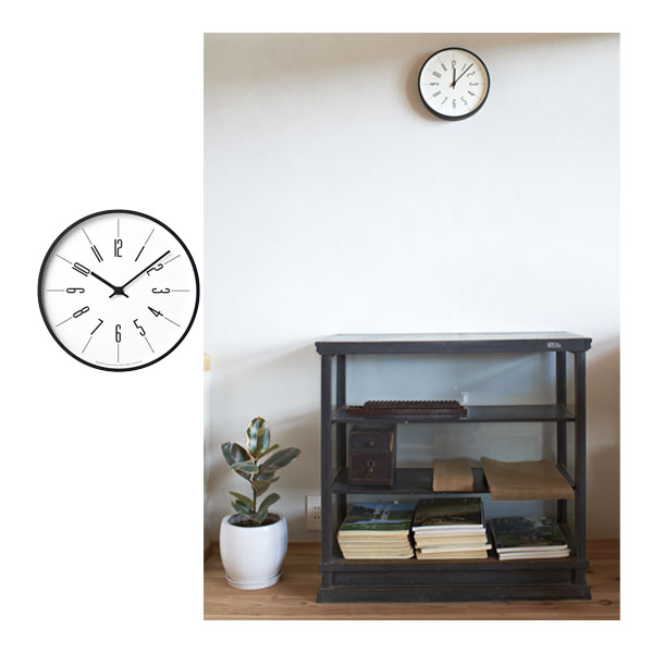 Rakuten - 日本製 [時計台の時計 電波時計 Φ30.5 KK17-13 A/B/C] 壁掛け ウォールクロック おしゃれ シンプル 見やすい モノトーン クール オフィス 贈り物 直径30.5cm