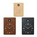 【CUCU カッコー時計 LC10-16 NT/DBW/BK】 ウォールクロック 置時計でも 愛らしい鳴き声 巣箱 無垢 木目の表情 シック 高級感 シンプル ...