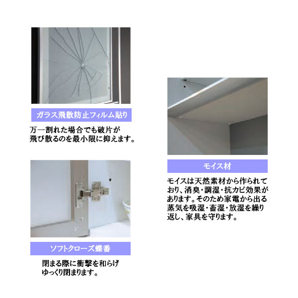 食器棚【ルビー Lタイプ 120OP】日本製 ダイニングボード キッチン収納 引出し 台所 棚 幅120 [3]