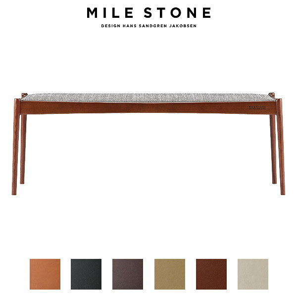 x` MILE STONE BENCH 130 Leather PAN IׂJ[