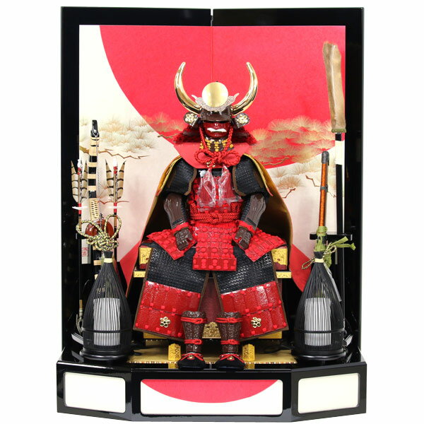 【BF限定!確率1/2で最大100%ポイントバック】 ◆特典付き 【展示現品】五月人形 前田慶次 平飾り 鎧飾り 鎧平飾り 鎧兜 武将 5月人形 初節句 男の子...