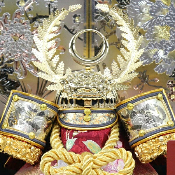 ◆特典付き 【展示現品】 五月人形 兜ケース飾り ケース入り ガラスケース 弓太刀 大小刀 徳川家康 小型 小さい 小さめ かぶと おしゃれ 端午の節句 5月人形 【091K21】 【P-938】 【数量限定】 3