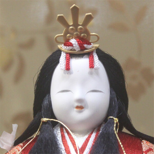 アイルインテリアプランニングの◆特典付き×19％OFF【展示現品】 雛人形 ひな人形 名匠・逸品飾り 木目込み 親王飾り コンパクト 収納飾り マンション 木目込み人形 かわいい ひな祭り お雛様/映え ゴールド 【S-15】 【692S20】 【展示現品】｜アングル3