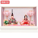 【BF限定!確率1/2で最大100%ポイントバック】 ◆特典付き 【P12×2025年度新作】雛人形 一秀 ひな人形 木目込み ケース飾り コンパクト 親王飾り...