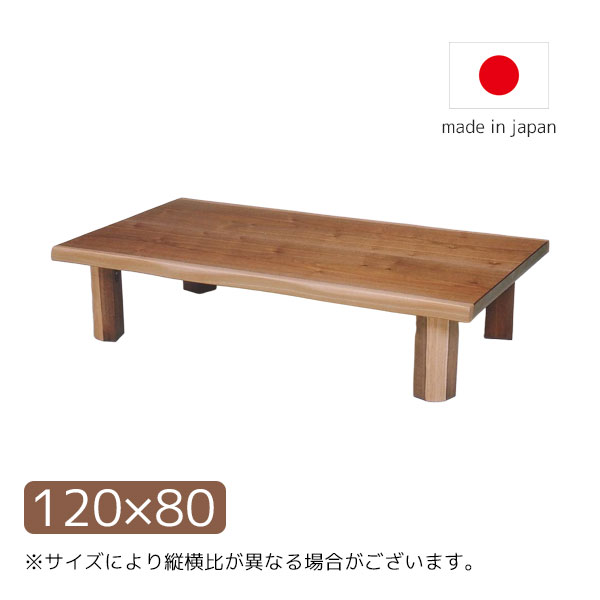 座卓 ローテーブル センターテーブル リビング 和室 国産 日本製 長方形 120×80 おしゃれ シンプル ナチュラル 和風 モダン 【T-フラン EX 120】