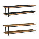【ローボード FJ-150 DGY/VIN】FJシリーズ ヴィンテージ ダークグレー 幅150cm TVボード TV台 リビング収納 収納家具(3)