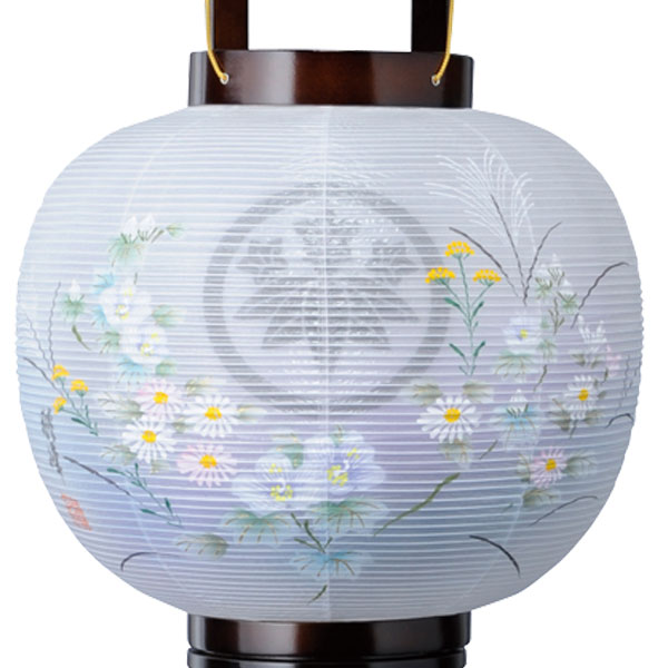 盆提灯 紋入り提灯 大内行灯 マグネットタイプ お盆ちょうちん お盆用品 お盆用 電気コード式 新盆 初盆 提灯 紋入り 【AMG楽鳳行灯10号】