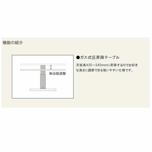 ◆エントリーで当店全商品ポイント5倍!9/4(日)20:00〜9/11(日)1:59迄◆ダイニングテーブル 昇降式テーブル 昇降テーブル ガス圧昇降式テーブル 単品 木製 北欧 リフティングテーブル テーブル おしゃれ シンプル 机 モダン 長方形 110CT センターテーブル MILLS ミルス