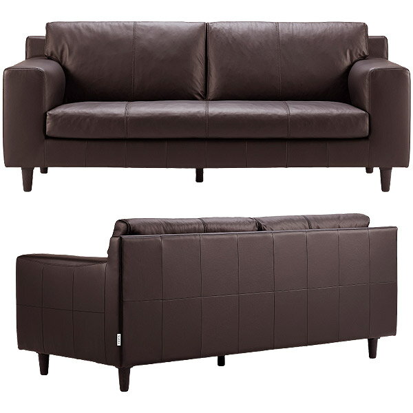 ソファ 3Pソファ 三人掛け SALSA SOFA インナーラウンドアームタイプ W2000 幅200 Leather SAランク リビングソファー 選べるカラー