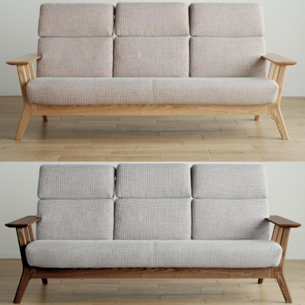 オーダーメイド オリジナル 上質 軽快 プレミアム感 高級 3P 3人掛け 選べるカバー 好きな色 洗える【T..