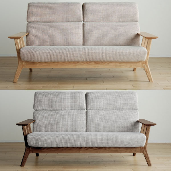 【TALENT タレント ソファ172】受注生産 シンプル 2人掛け 2P 肘 アーム カバーリング カラーが豊富 贅..