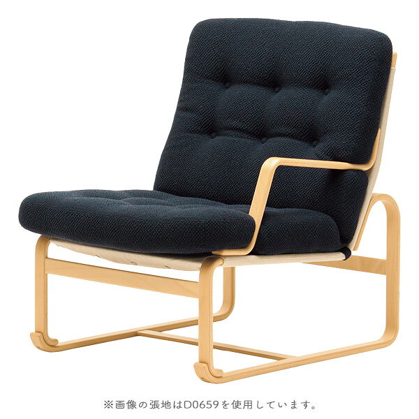 天童木工 [イージーチェア M-0573WB-NT 張地B] 椅子 イス リビング ダイニング おしゃれ シンプル ナチュラル 片肘 高品質 和室 ホテル カフェ BrunoMathsson [2]