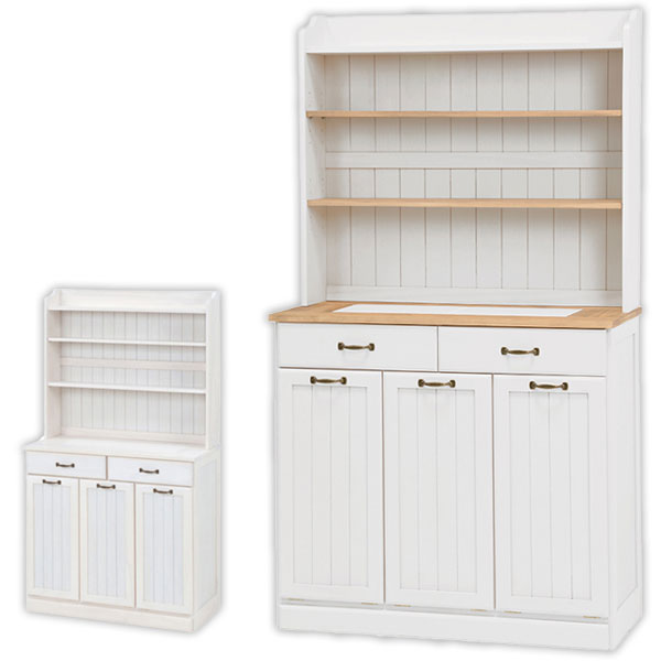 ダストボックス キッチン収納 ダイニング収納 幅90 ゴミ箱 分別 おしゃれ ナチュラル MUD-6553