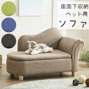 【マラソン限定!確率1/2で最大100%ポイントバック】 ペット用ソファ ジュニアソファ ペットソファ ペット用品 座面下収納 愛犬 愛猫 ねこ いぬ 【PSO...