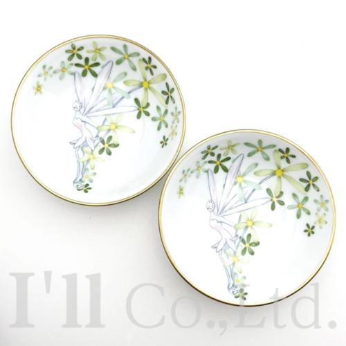 【中古】Van Cleef & Arpels　ヴァンクリーフ＆アーペル　ジュエリープレート　2点セット　2004年　ノベルティー　インテリア食器　非売品　限定　アート　小皿　丸皿　小物入れ　プレイト【中古】【46969】