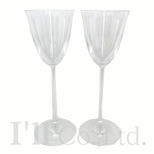 【中古】【未使用品】Baccarat　バカラ　フィラオ　ワイングラス　トールサイズ　2客セット　クリスタルガラス　クリア　ブランド食器　インテリア食器　西洋食器　酒器　テーブルウェア　ペアグラス　コップ　【中古】【61876】