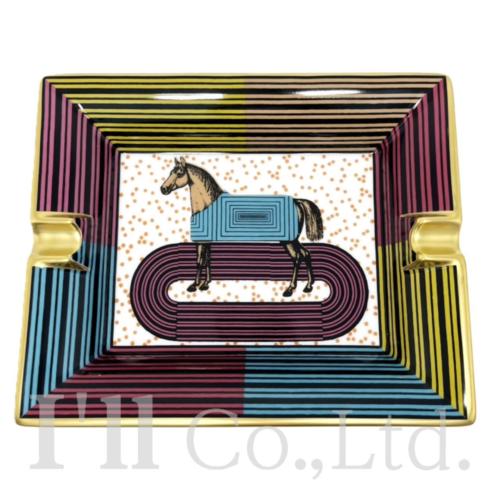【中古】【未使用品】HERMES エルメス ガルド・ローブ・ポップ アッシュトレイ H311563M 02 陶器 マルチカラー ゴールド ブランド食器 インテリ...