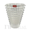 【中古】Baccarat バカラ アイベース S フラワーベース 2103679 クリスタルガラス クリア インテリア小物 オブジェ 置物 水さし 花瓶 楕円形...