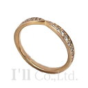【中古】Tiffany&Co. ティファニー ハーモニー バンド リング 60004607 750PG 20Pダイヤモンド0.20ct 7.5号 ブランドジュエリー アクセサリー 指輪 Au750 K18PG 18金 750ピンクゴールド ローズゴールド ビーズセット【中古】【69954】(4)