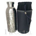 【中古】Dior HOMME ディオールオム オブリーク ステンレス ボトル ボトルホルダー付き 11-BO-0291 ステンレススチール レザー シルバー ブ...