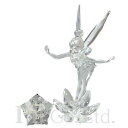 【中古】SWAROVSKI スワロフスキー ディズニー ティンカーベル 2008年 905780 クリスタルガラス クリア インテリア小物 置物 オブジェ フィ...