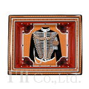 【中古】【新品同様】HERMES エルメス ヴィド ・ ポッシュ ブランデンブルク ・ バンダナ 陶器 オレンジ ルージュ ブランド食器 インテリア小物 灰皿...