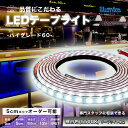 LED テープライト 昼白色 5500K ハイグレード60 DC 12V 間接照明 LEDテープ 防水 調光 屋外 室内 部屋 ライン カット可能 おしゃれ 明...