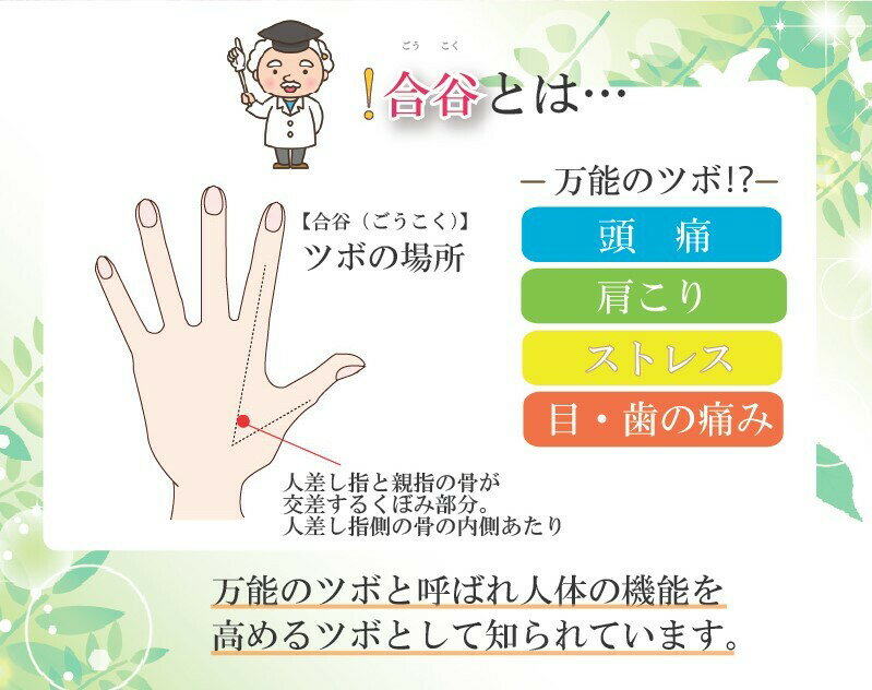 ツボ押しグッズ頭痛偏頭痛解消気圧肩こり対策マッサージ頭痛緩和合谷ZukiPitaズキピタつぼおしつぼ押し