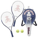 WILSON(ウイルソン)テニスラケットセットベアラケット2本+ボール2個21インチ(幼児~小学低学年向け)(4)