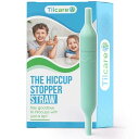 TILCAREのしゃっくりストロー-子供と大人のしゃっくりのための自然療法-自宅や旅行用の食品グレードのしゃっくり防止装置