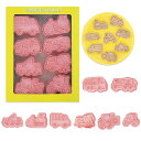 BREYLEE乗り物C型8個セットMERRYCHRISTMASサンタヘッド製菓道具キッチン製菓用品プレスタイプキッチン、お弁当手作り人气子供景品誕生日プレゼント...