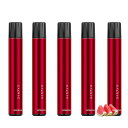Eonfine電子タバコ使い捨てvapeベイプ7500回吸引可能スイカアイス禁煙パイポ禁煙グッズ水蒸気タバコ禁煙電子たばこビタミン入りニコチンゼロ赤色