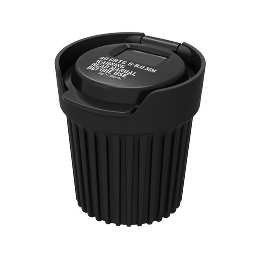 星光産業車内用品灰皿ミリタリースタイルソーラーガードアッシュミニ(ブラック)EN-17