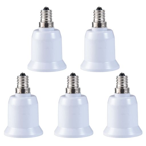 E11口金変換アダプタE11右向き矢印E26へ電球ソケットの口金E11右向き矢印E27変換ソケットアダプター5個