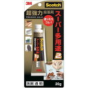 スリーエム(3M)スコッチ超強力接着剤プレミアゴールドスーパー多用途2透明20G