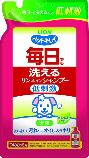 ライオン (LION) ペットキレイ 毎日でも洗える リンスインシャンプー 犬用 つめかえ用 愛犬用 詰替え40..