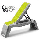 LeikeFitness3WAYトレーニングベンチ折り畳み式アジャスタブルベンチ三段階角度調整インクラインベンチフラットベンチトレーニングチューブ付きダンベルトレーニングベンチベンチプレス…
