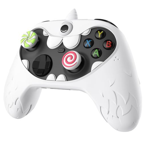 PlayVitalXboxSeriesX/Sコントローラー対応用モノアイモンスター可愛いシリコンカバー、XboxCoreコントローラー対応用グリップカバー、滑り止め、全面保護、ジョイスティックキャップやステッ…