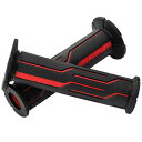 デイトナ(Daytona)グリッピーグリップバイク用グリップハンドル径Φ22.2用125mm2層構造エンド貫通GG-D-LINEレッド98445(2)