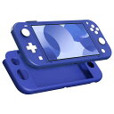 SWITCH LITE ケース ATIC SWITCHLITE カバー シリコン製 柔らかい 耐衝撃 落下防止 防塵 アンチスクラッチ 滑り止め 人間工学 高い操作性 手触り良い ソフト 着脱簡単 軽量 ブルー(2)