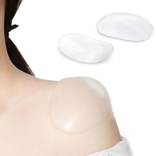 [LIKENNY]肩パッド狭い肩なで肩肩対策ズレ落ち防止フォーマルスーツジャケット冠婚葬祭入学式卒業式男女兼用(透明)