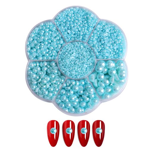 ネイルパーツ半円パール約5600粒半球パールネイルパーツストーンネイルアートジュエリーパーツレジンデ..