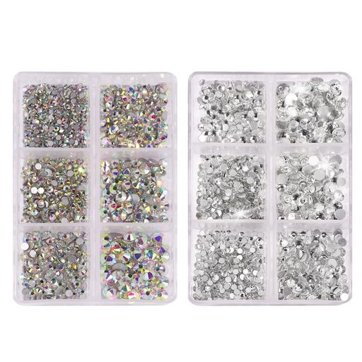 MAEXUSネイルパーツキャラクター1800個入りキラキラ輝くラインストーンネイルパーツストーンデコパーツ..