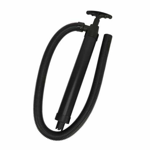 手動ビルジポンプ(ホース付き)ポータブルハンドウォーターポンプヨット、釣り船、カヤック、スピードボート用(ブラック)
