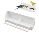 PAVIKEオウム鳥の餌箱鳥かご用のボウルプラスチック製の鳥の餌箱鳩の吊り下げフィーダー鳥かごフードトラフ鳥かごの餌入れ鳥の餌入れフィーダーバードフィーダーボウル飛び散らないお…