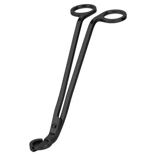 CHEFBEEキャンドル芯トリマー光沢ステンレススチール芯クリッパーカッターはさみ、キャンドルの奥まで..