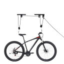 【WNJAPAN】1台用バイクリフト自転車ラック屋内天吊天井吊り下げリフト式サイクリングスタンドサイクルラックプーリーコンパクトZS-05