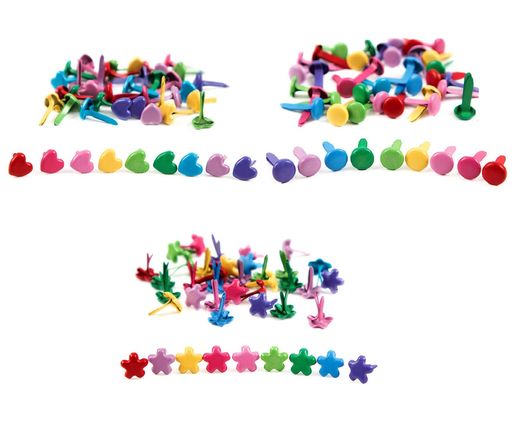 割りピン固定用留め具簡単に曲げて使えるミニ割りピン子供のDIYカラーマッチングペーパークラフトDIYプ..