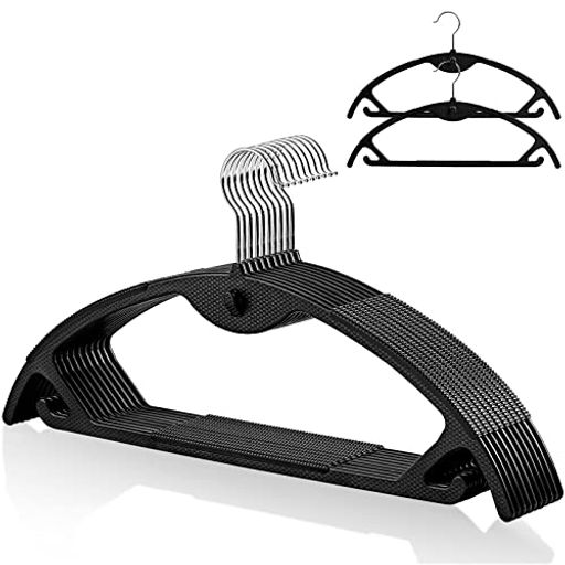 ハンガーかたくずれ防止10本組SEWEI跡がつかないハンガーハンガーすべらない洗濯ハンガーはんがー360度回転フック連結フック付ジャケットハンガー超薄型乾湿両用...